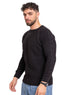 Black - Design p00183 BS - Round Pullover - Khotwh